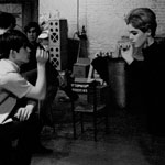 Larry Latreille and Edie Sedgwick dancing at the Factory, NYC, 1965